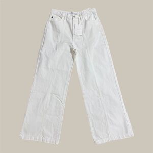 NWT‎ KanCan Jeans Women's Size 11/29 White Wide Leg